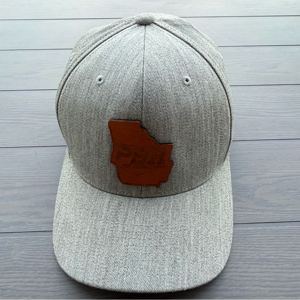 Prep Baseball Report Hat L-XL Branded Bills Brand Gray. Baseball Cap‎ PBR Fitted